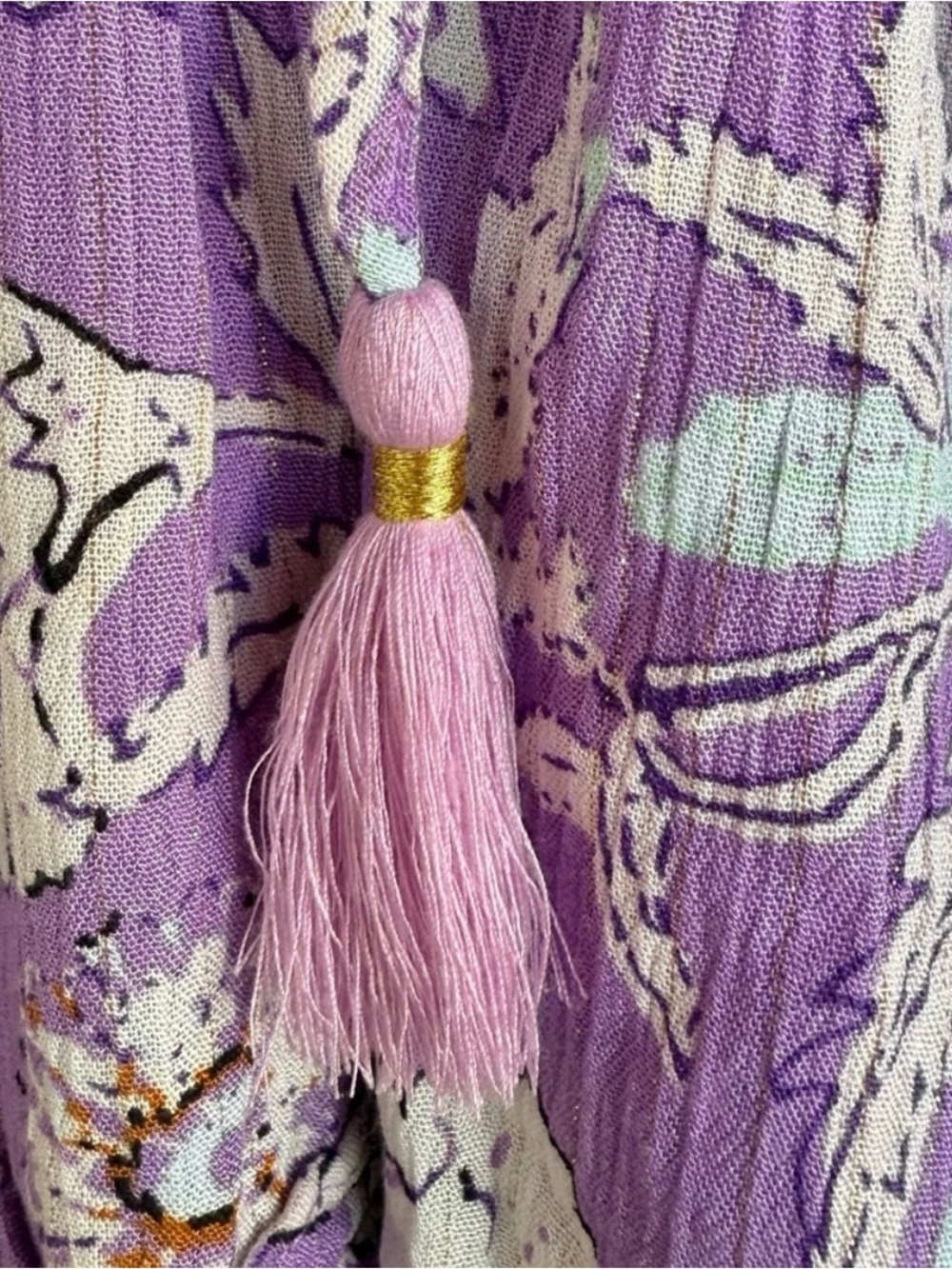 Lavender Floral Dress - Picture 10 of 12